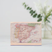 kaart, Spanje, rond 1920 Briefkaart (Staand voorkant)