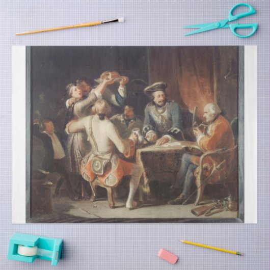 Kaart Spel Schilderen Ephemera Decoupage Tissuepapier (Craft)