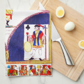 "Kaart spel" Theedoek (Quarter Fold)