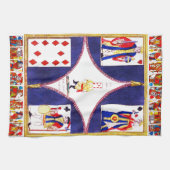 "Kaart spel" Theedoek (Horizontaal)