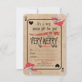 Kaart spelen Crazy Mushrooms Kerstmis (Voorkant)