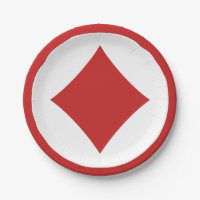 Kaart Speler papier borden - Diamant