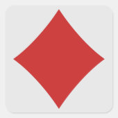 Kaart Speler stickers - Diamant (Voorkant)
