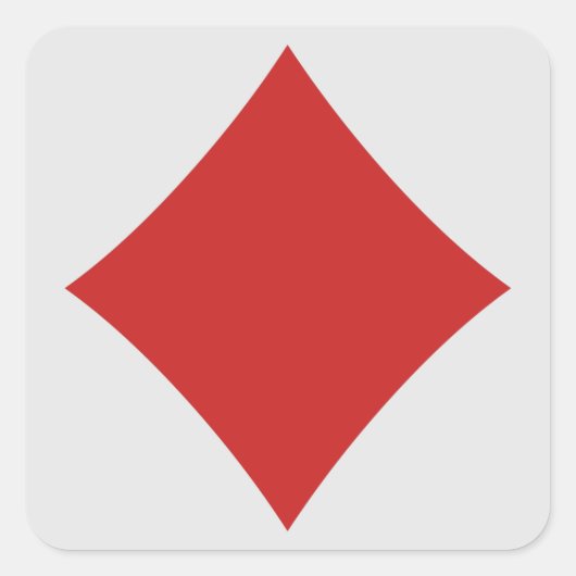 Kaart Speler stickers - Diamant (Voorkant)