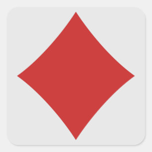 Kaart Speler stickers - Diamant