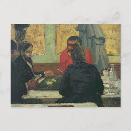 Kaart spelers, 1883 (Voorkant)