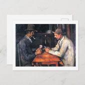 Kaart Spelers Paul Cezanne Schilderen Art Briefkaa (Voorkant / Achterkant)