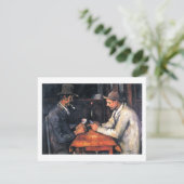 Kaart Spelers Paul Cezanne Schilderen Art Kaart (Staand voorkant)