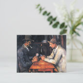 Kaart Spelers Paul Cezanne Schilderen Matte Briefk (Staand voorkant)