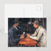 Kaart Spelers Paul Cezanne Schilderen Matte Briefk (Voorkant / Achterkant)