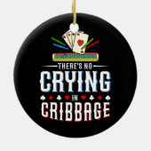 Kaart spelregels Wieg Belabberraad afspelen Keramisch Ornament (Achterkant)