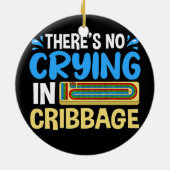 Kaart spelregels Wieg Belabberraad afspelen Keramisch Ornament (Achterkant)