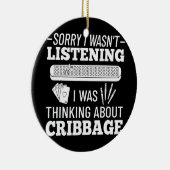 Kaart spelregels Wieg Belabberraad afspelen Keramisch Ornament (Rechts)