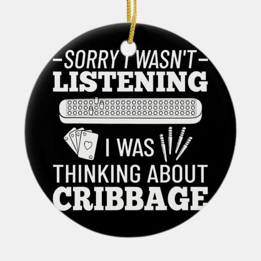 Kaart spelregels Wieg Belabberraad afspelen Keramisch Ornament (Voorkant)