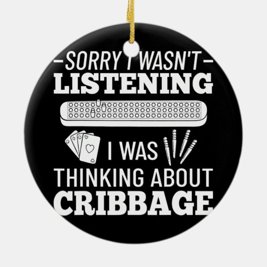 Kaart spelregels Wieg Belabberraad afspelen Keramisch Ornament (Achterkant)