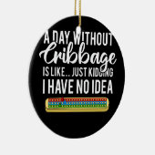 Kaart spelregels Wieg Belabberraad afspelen Keramisch Ornament (Rechts)