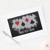 Kaart Splash aangepaste stickers (Envelop)