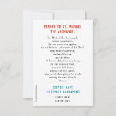  Kaart St. Michael Archangel Prayer (Achterkant)
