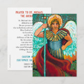  Kaart St. Michael Archangel Prayer (Voorkant / Achterkant)