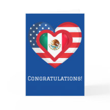 Kaart staatsburgerschap Mexicaans-Amerikaans