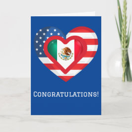 Kaart staatsburgerschap Mexicaans-Amerikaans