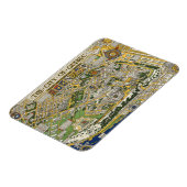 Kaart stad Quebec Magneet (Linkerzijde)