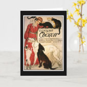 Kaart:  Steinlen "Clinique Cheron" Kaart (Gele Bloem)