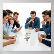 Kaart stijl dominostenen