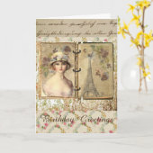 Kaart stijl voor vrouwen (Gele Bloem)