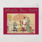 Kaart  stijlpool Beach Party (Voorkant)