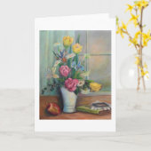 kaart - stilstand tablet (Gele Bloem)