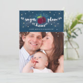 Kaart Suiker Plum Kisses, inclusief enveloppe (Staand voorkant)