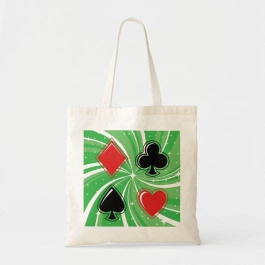 Kaart Suits Canvas tas (Voorkant)
