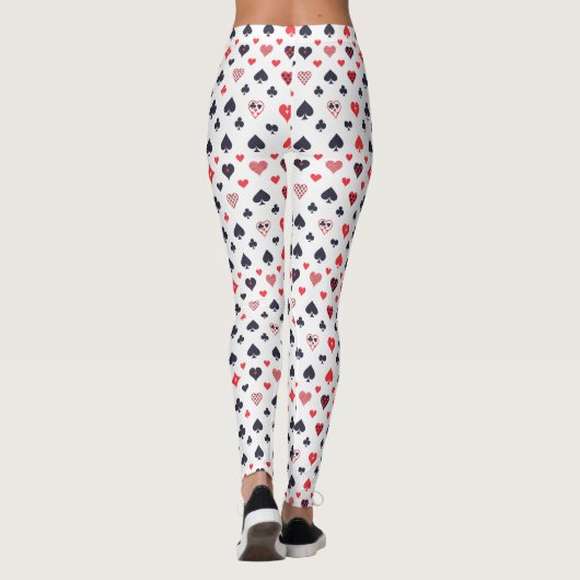 Kaart Suits Leggings, Leggings (Achterkant)