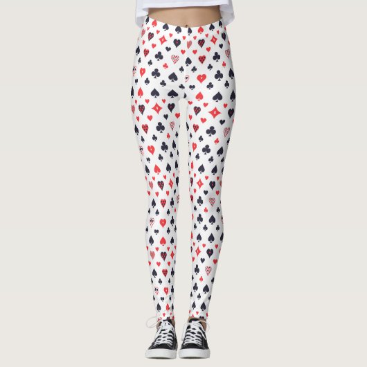 Kaart Suits Leggings, Leggings (Voorkant)