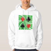 Kaart Suits Mannen Hoodie (Voorkant)