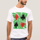 Kaart Suits Mannen T-Shirt (Voorkant)
