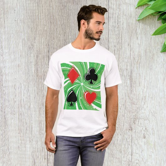 Kaart Suits Mannen T-Shirt