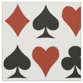 Kaart Suits Pattern Stof (Swatch)