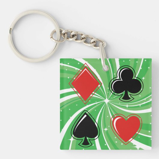 Kaart Suits Sleutelhanger (Voorkant)