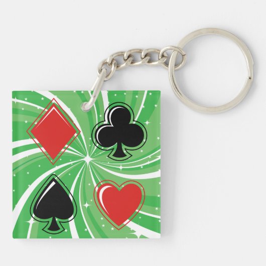 Kaart Suits Sleutelhanger (Achterkant)