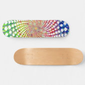 Kaart Suits Spiral: Psychedelic Edition: Skateboar Skateboard (Horizontaal)