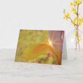 Kaart Sunshine and Iris Scripture Psalm 84:11 (Gele Bloem)
