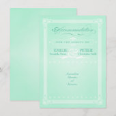 Kaart Sweet Mint Green Poster Style Accommodations (Voorkant / Achterkant)