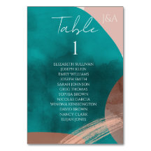 Kaart Tabelnummer abstracte WATERVERF