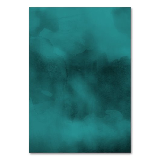 Kaart Tabelnummer abstracte WATERVERF (Achterkant)