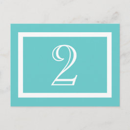 Kaart tabelnummer - Aqua -