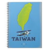 kaart Taiwan Notitieboek (Voorkant)