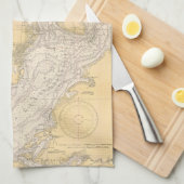  kaart Tampa Bay Florida Theedoek (Quarter Fold)