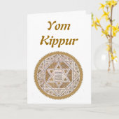 Kaart Tanakh van Kippur van Yom de Heilige (Gele Bloem)